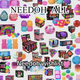 2026 NeeDoh Squeeze Toy Blind Box randomly selected, can relieve stress, squeeze and relax fingertips, toy mystery box gift