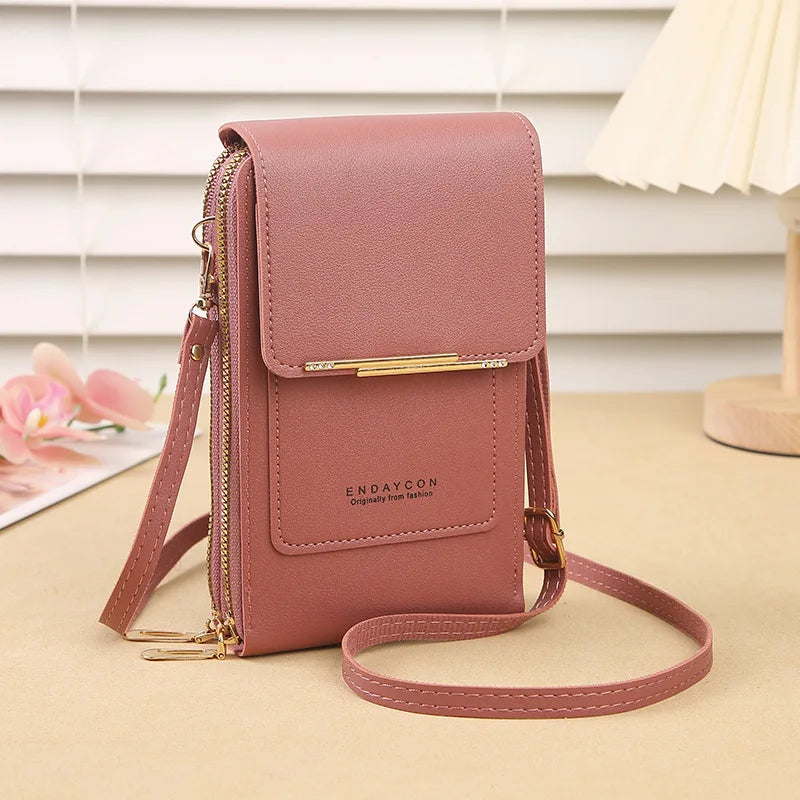 Holographic Crazy Bag by HSF Marketplace, touch screen lock cell phone bag with card holder, crossbody shoulder handbag for women