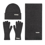 HSF Marketplace winter knit set with scarf, hat and gloves for men and women