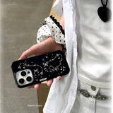 Cute pixel rabbit angel wings phone case for iPhone models by HSF Marketplace