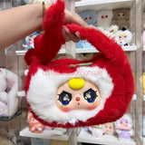 New Baby Three plush handbag blind box, kawaii vinyl fruit-themed collectible figure and storage bag by HSF Marketplace