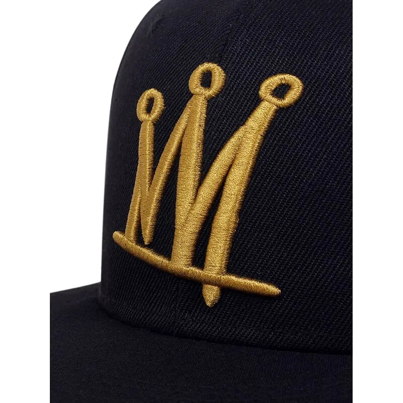 Women's hip hop baseball cap with embroidered crown, mesh trucker panels, and snapback closure by HSF Marketplace