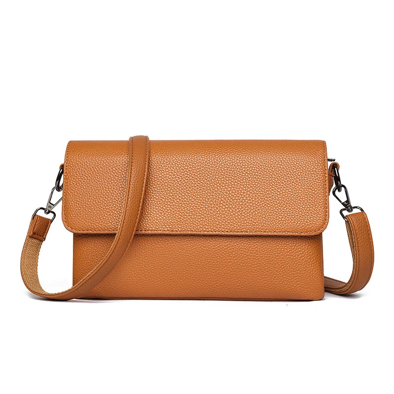 Genuine Leather Shoulder Crossbody Bags for Women Luxury Designer Women Bags Commuter Sac Elegant Ladies Handbags Messenger Bag