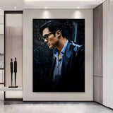 Agent Kim Korean drama painting wall art poster for home decor, K-Culture merch
