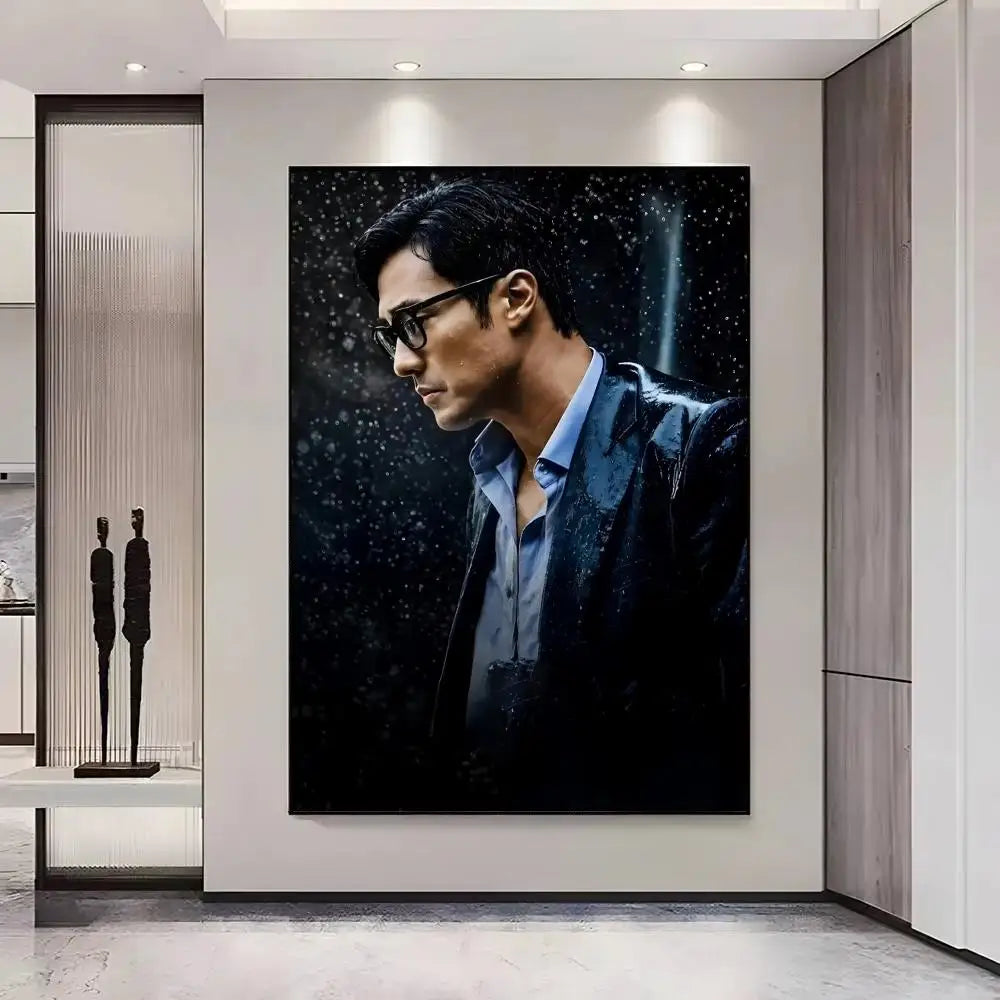 Agent Kim Korean drama painting wall art poster for home decor, K-Culture merch