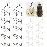 10 Pack wig Holder Organizer Closet Hanging Baseball Cap Display Storage Rack for Scarves Handbags Hanging Hook wig tool