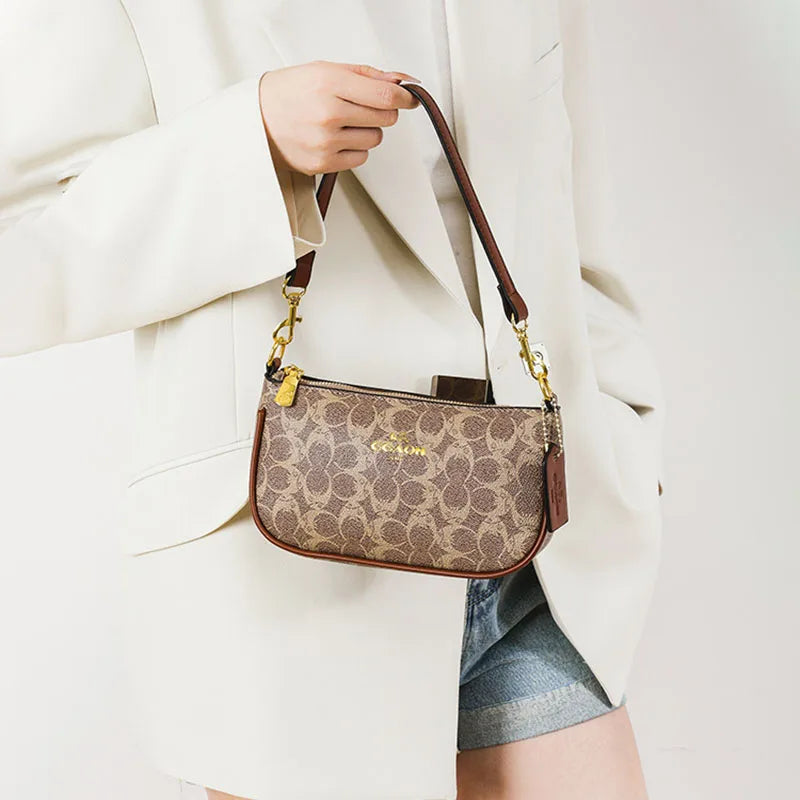 Vintage-style elegant leather crossbody bag for women by HSF Marketplace