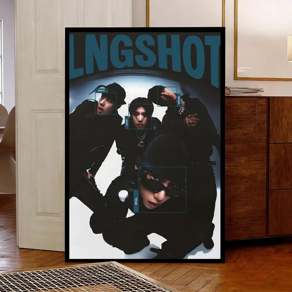 LNGSHOT K-pop poster by HSF Marketplace for stylish wall decor in any room