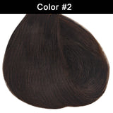HSF Marketplace clip-in Brazilian human hair extensions, straight natural #4/27 highlight, 16–26 inches