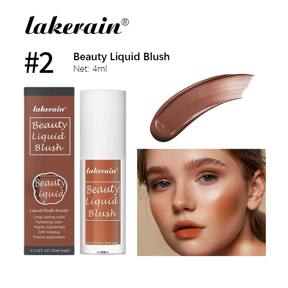 Liquid blush with moisturizing creamy texture, high-pigment color, and waterproof sweat-proof finishhellvetica