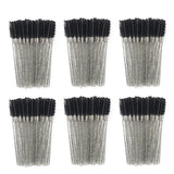 50-piece HSF Marketplace eyelash brush set for lash extensions and makeup, disposable false eyelash applicators