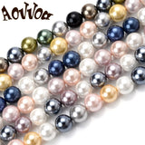 Natural freshwater shell pearl beads for jewelry making, HSF hair styling tool accessory