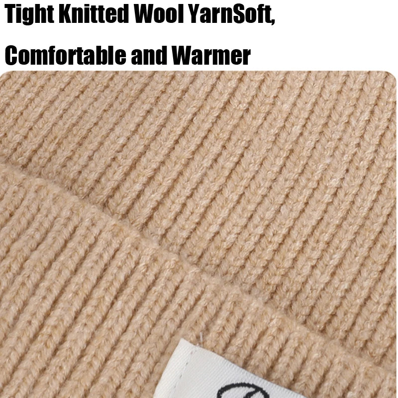 Winter knitted beanie, scarf, and touch screen gloves set by HSF Marketplace