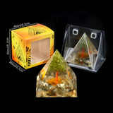 Orgonite Pyramid Tree of Life Natural Stone Healing Crystal Amethyst Energy Generator Reiki Chakra Meditation Tools Room Decor