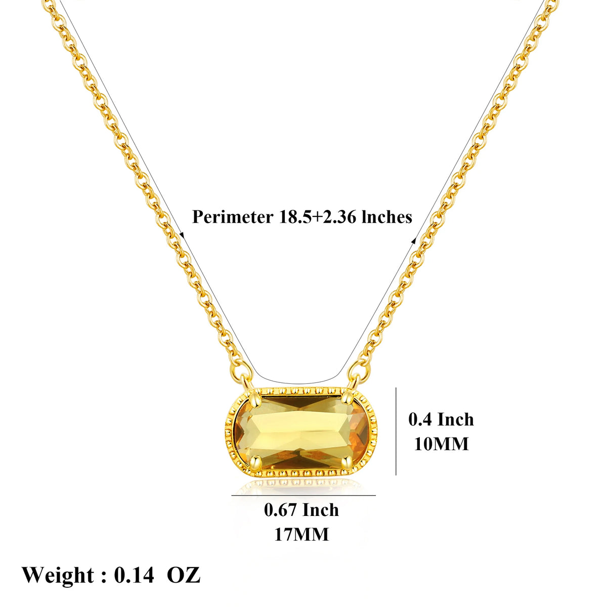 Women's vintage birthstone necklace with stainless steel pendant by HSF Marketplace