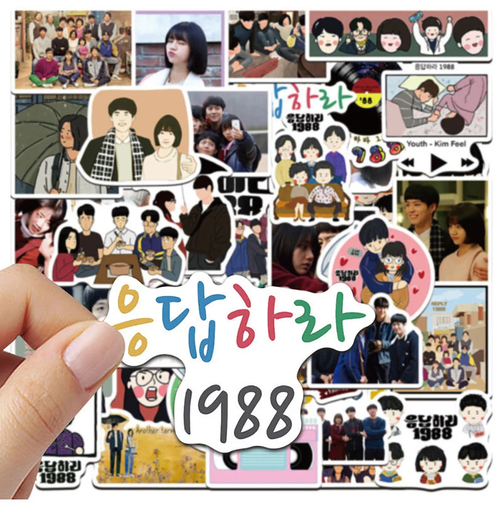 Reply 1988 Korean drama stickers by HSF Marketplace for DIY projects and gifts