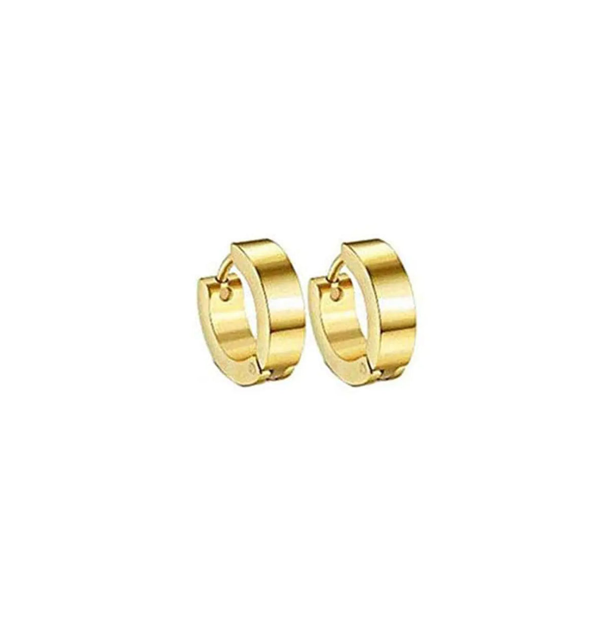 Black stainless steel stud earrings set for men and women by HSF Marketplace