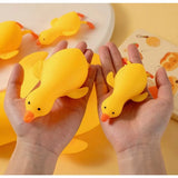 Cute Soft Duck Goose Squishy Toy Stretchable Squeeze Stress Relief Decompression Fidget Toy for Adults Best Friend Gift