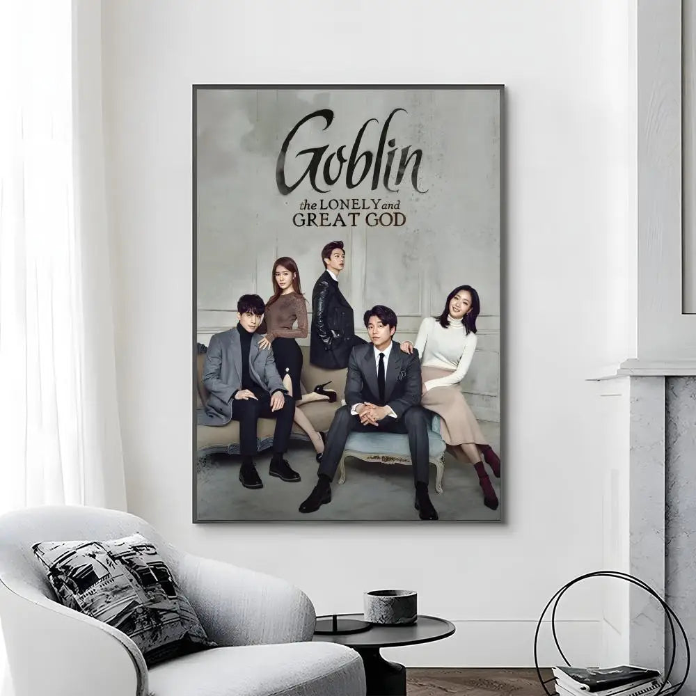 Goblin Korean drama poster canvas art for home decor by HSF Marketplace