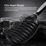 Hair Brush Hair Comb Detangling Hair Brush Bristle&Nylon Women Wet Massage Comb Curly Hairdressing Salon Styling Tools