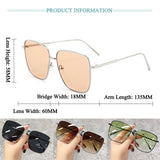 Luxury square sunglasses for women and men by HSF Marketplace, featuring gradient lenses and vintage design for travel and style.