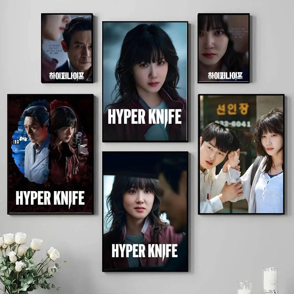 Korean drama H-Hyper Knife poster by HSF Marketplace for wall decor, featuring K-culture artwork