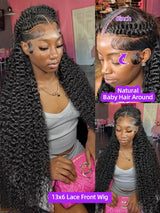 5x5 Glueless Wig Pre Cut Deep Wave Human Hair Wigs 13X6 Hd Lace Frontal Wig Water Wave 13X4 Lace Front Curly Wigs 250 Density