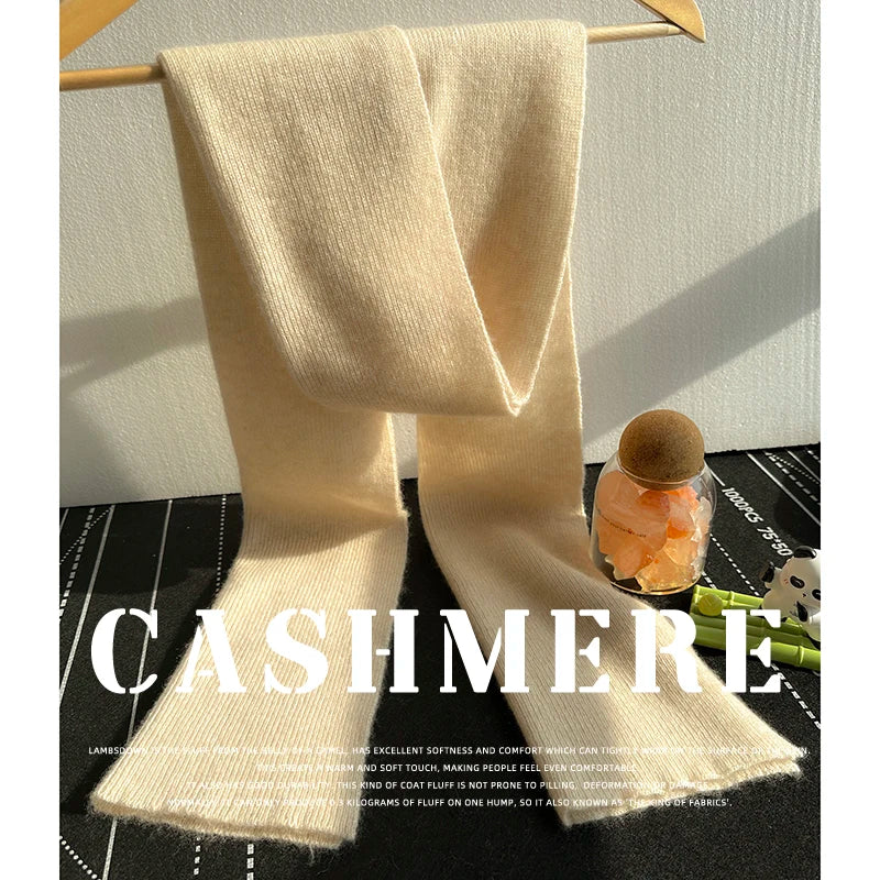 100% pure cashmere winter set with scarf, gloves, and hat in a coordinated design