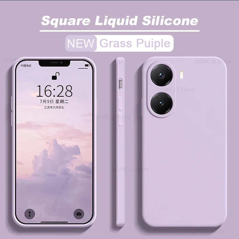 Poco X7 X8 Pro Max liquid silicone shockproof phone case by HSF Marketplace