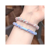 20pcs Colorful rubber bands, elastic hair bands for women 5 styles small and fine hair ponytail holders, colorful rubber bands