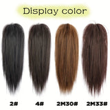 HSF Marketplace 12-inch synthetic ponytail extension with claw clip, soft heat-resistant fiber hairpiece