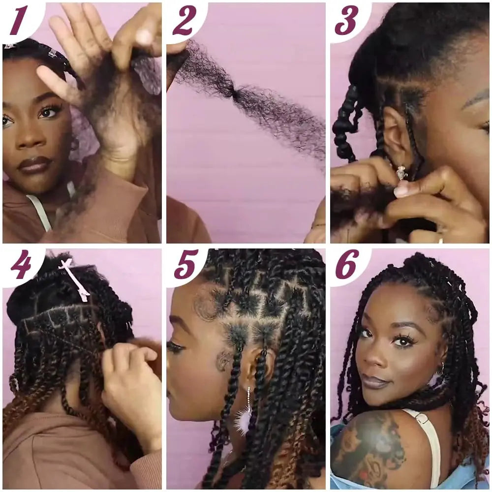 Afro Kinky Curly Bulk Human Hair For Braiding QVR Remy Bulk Hair No Attachment, Soft & Lightweight, Perfect for Braids Twists