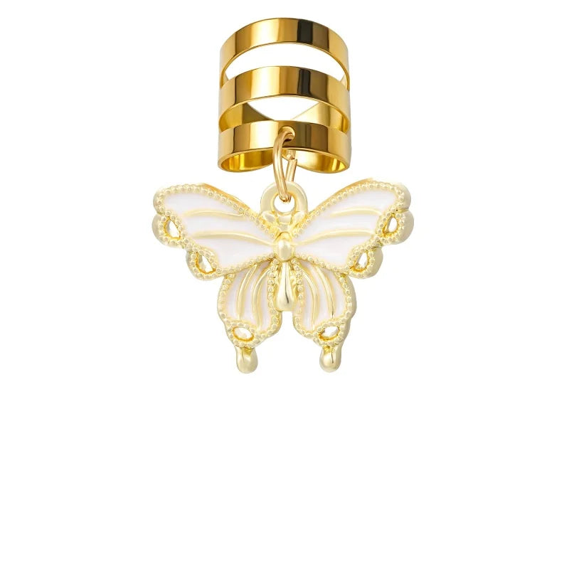 Stars tulip alloy hair jewelry for stylish braid accessories by HSF Marketplace
