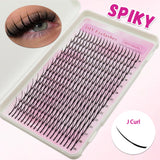 DIY J Curl cluster lashes for fluffy volume false eyelash extensions, HSF Marketplace DIY lash clusters