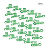 Mixed color dreadlock beads for hair braids, 50-piece set by HSF Marketplace