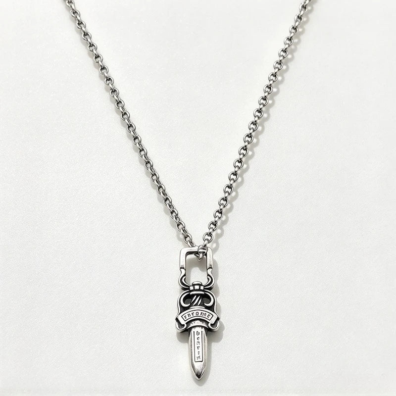 S925 silver double-sided couples necklace, non-fading and allergy-free design by HSF Marketplace