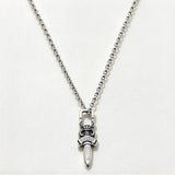 S925 silver double-sided couples necklace, non-fading and allergy-free design by HSF Marketplace