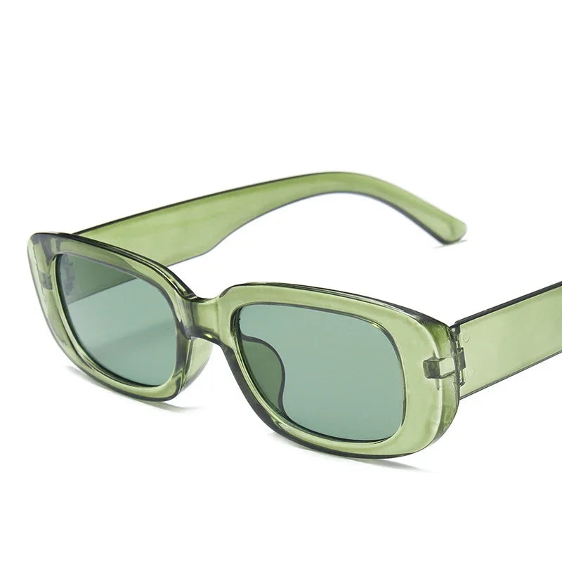 BEGREAT retro small rectangle sunglasses with vintage frame and UV400 protection for women