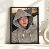 Kim WooBin celebrity portrait style poster for home decor, K-Culture merch by HSF Marketplace