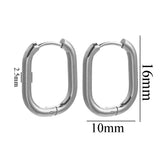 Six stainless steel textured hoop earring components for DIY jewelry making by HSF Marketplace