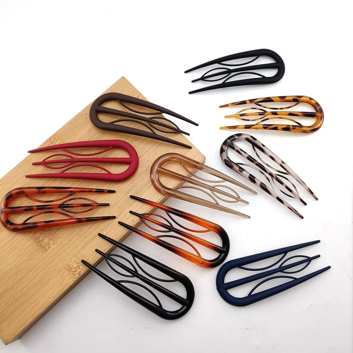 1/3/4/6 PCS U-shaped Hair Stick Hair Fork Hairstyle Tools Hairpin Geometric Women Girls Hair Accessories Accessories Headwear