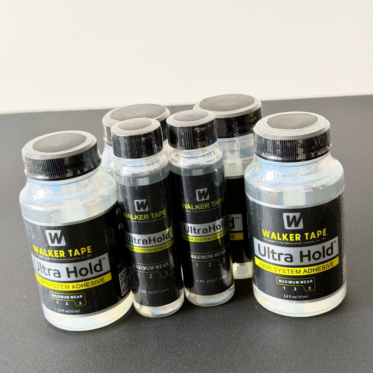 Ultra Hold Lace Wig Glue 3.4oz/101ml / 0.5oz/15ml Walker Tape Hair System Adhesive Strong Waterproof Glue for Toupees Hairpieces