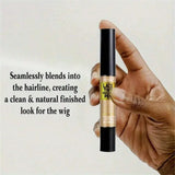 Wig Knot Concealer for Lace Grid Lace Dyeing Pen for Wigs Knots Healer Stick for Lace Wig & Frontal Part & Hairline, Portable