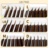Abonnie LB Lashes Brown Classic Eyelash Extensions Russian Volume Lashes Fluffy Eyelash for Anime Eyelashes