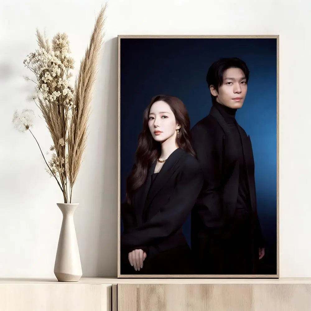 Korean drama S-Siren Kiss poster, K-culture wall decor print featuring romantic artwork