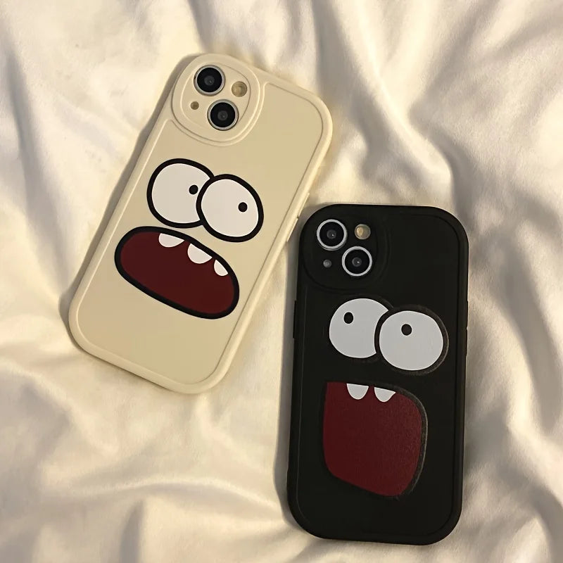Chubby Girl silicone soft phone case for iPhone 11-18 with bucktooth design by HSF Marketplace