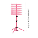 Hair Braiding Rack 2 Sided Hair Racks for Braiders Standing Height Adjustable Braid Rack Hair Extension Holder for Salon Home