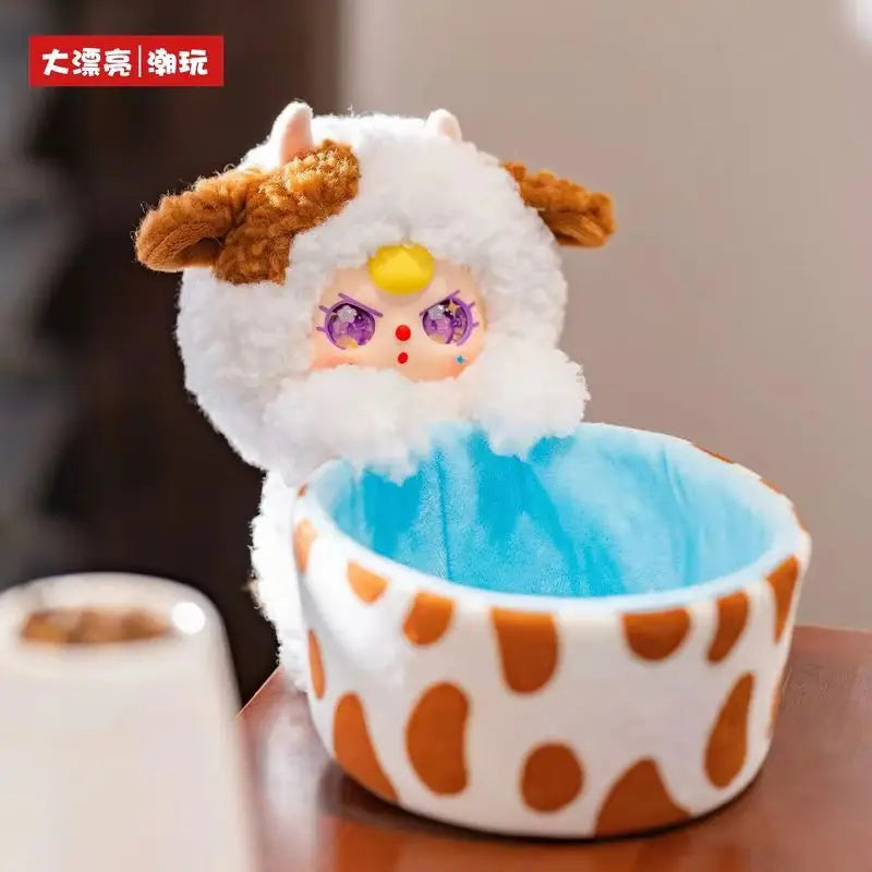 Baby Three vinyl plush blind box pen holder and three-storage basket desktop ornament collectible figure