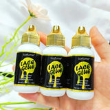 Waterproof Wig Lace Glue,Strong Hold Wig Glue Traceless,Sweat & Rain Resistant Quick Dry & Easy Removal for All Wigs &Lace Front