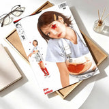 Kpop girl idol group kiiikiii poster, self-adhesive wall art in vibrant group design
